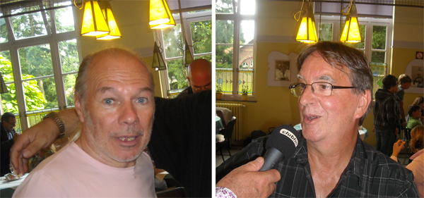 caritas melle chris en johan pancarte