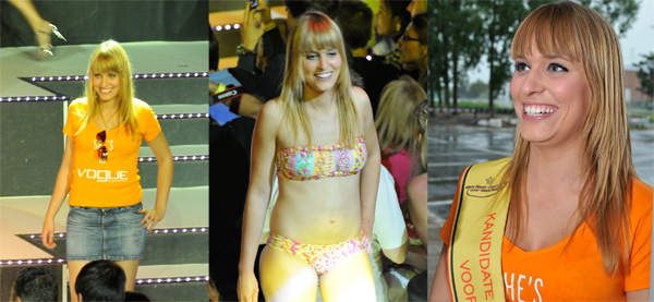 miss belgie nationale missendag west vl maelle blondeau pancarte