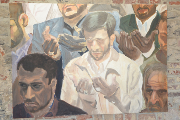 artua 2012 tentoonstelling het pand achmadinejad joke devynck pancarte