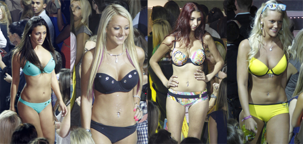 miss belgi 2014 nationale missendag bikini collage pancarte 2