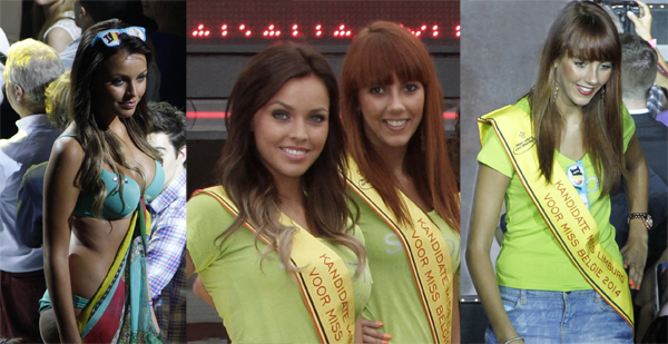 miss belgi 2014 nationale missendag pancarte limburg top